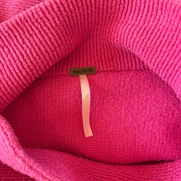 Free People Ottoman Sloucy Tunic Electric Pink Small - Picture 13 of 14